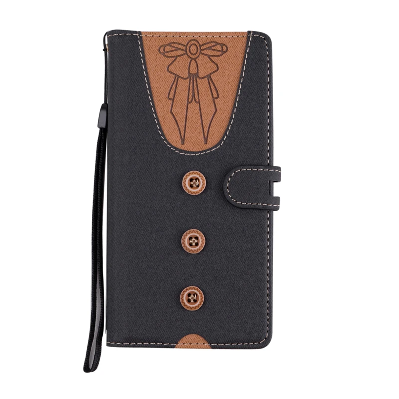 Coque Мода флип чехол для huawei P8 Lite искусственная кожа + силикон бумажник задняя
