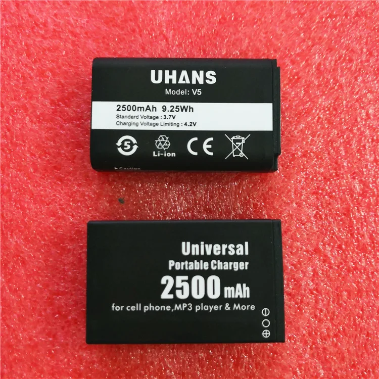 Оригинальный высококачественный аккумулятор 2500 мАч для сотового телефона UHANS