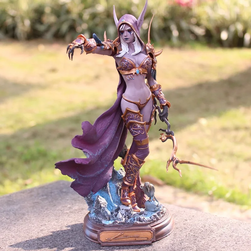 Катаклизмов фигурки игры Sylvanas Windrunner рисунок 22 см аниме стрельба из лука Queen ПВХ