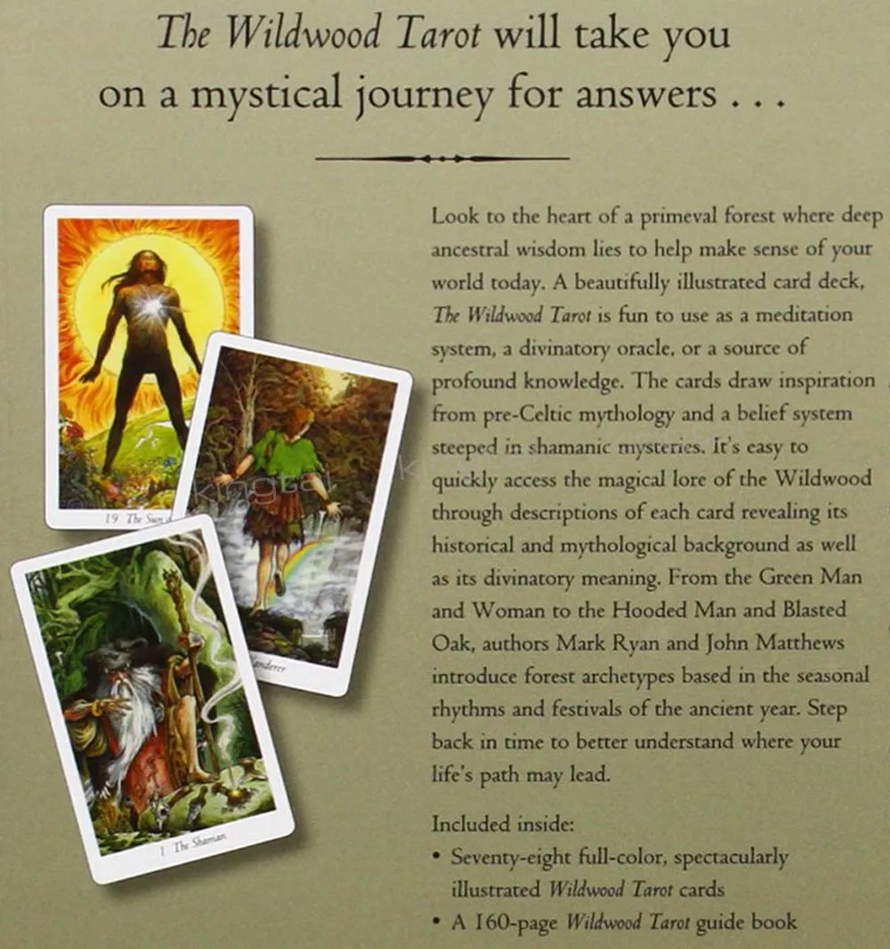 The Wild wood tarot cards английская версия чтение fate divination игральные карты, настольные игры для личного пользования magic the gathering 78
