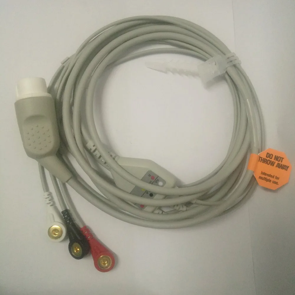 Бесплатная доставка Defibrillate moment совместим с 8pin Phili/ps/HP терпеливым монитором кабеля