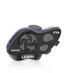 LEXIN мотоциклетный Bluetooth шлем гарнитура интерком для 1-4 гонщиков с шумоподавлением и звуком, fm-радио, gps, MP3 LX-B4FM