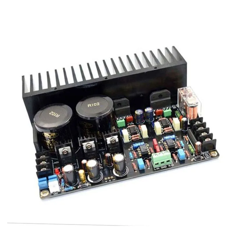 LM3886 JRC5534DD OP07 Max Выход Мощность 2x68 Вт с функцией подачи Хай-Фай музыки и аудио DIY усилитель радиатора доска B4-001