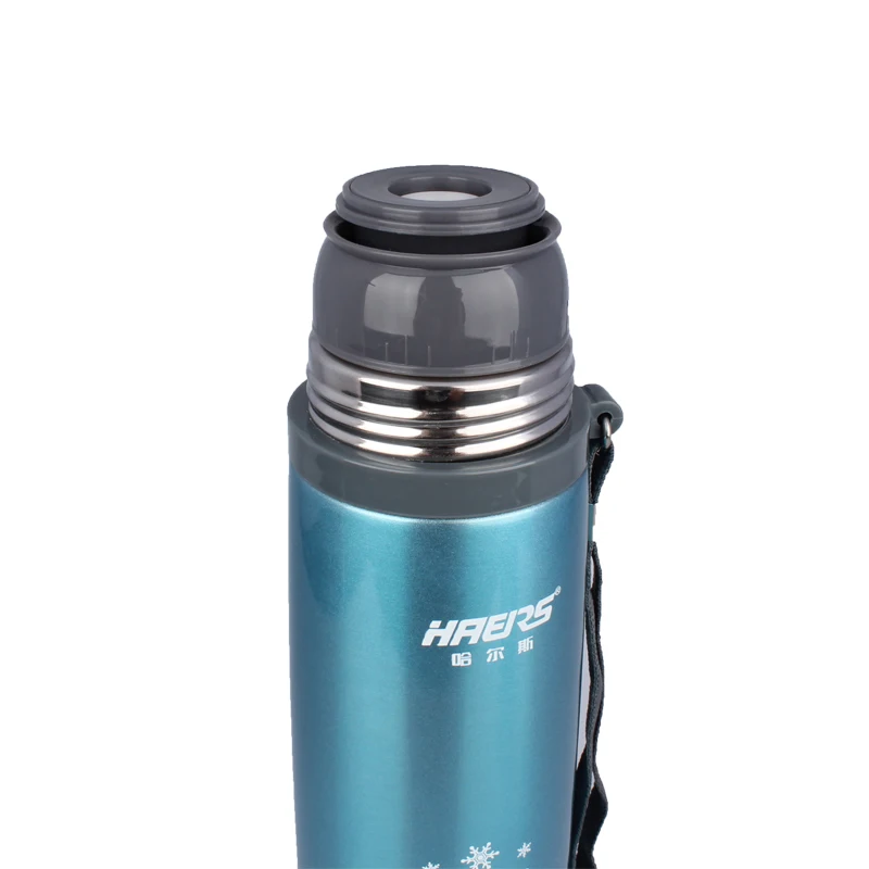 Haers 500ml Food Grade 18/8 Stainless Steel Thermo Flask with Rope New Style Snowflake Vacuum Cup HB-500FA-1 | Дом и сад