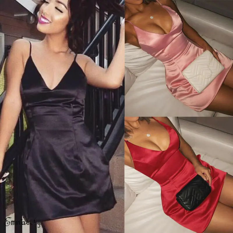 

Sexy Women Summer Sleeveless Casual Party Evening Cocktail Short Mini Dress NEW