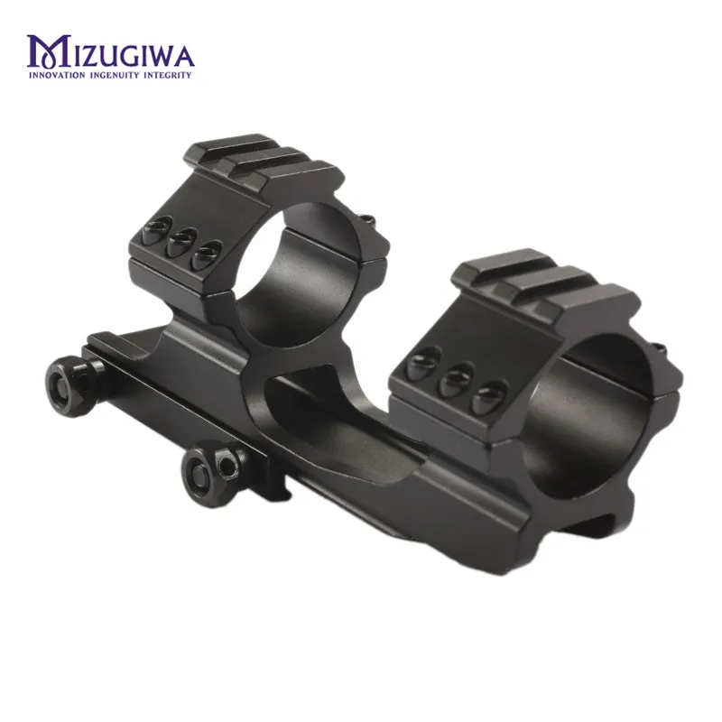 MIZUGIWA Cantilever Rifle Scope Mount w Dual 30mm Ring Adapters Heavy Duty Picatinny Rail Weaver Pistol Airsoft | Спорт и