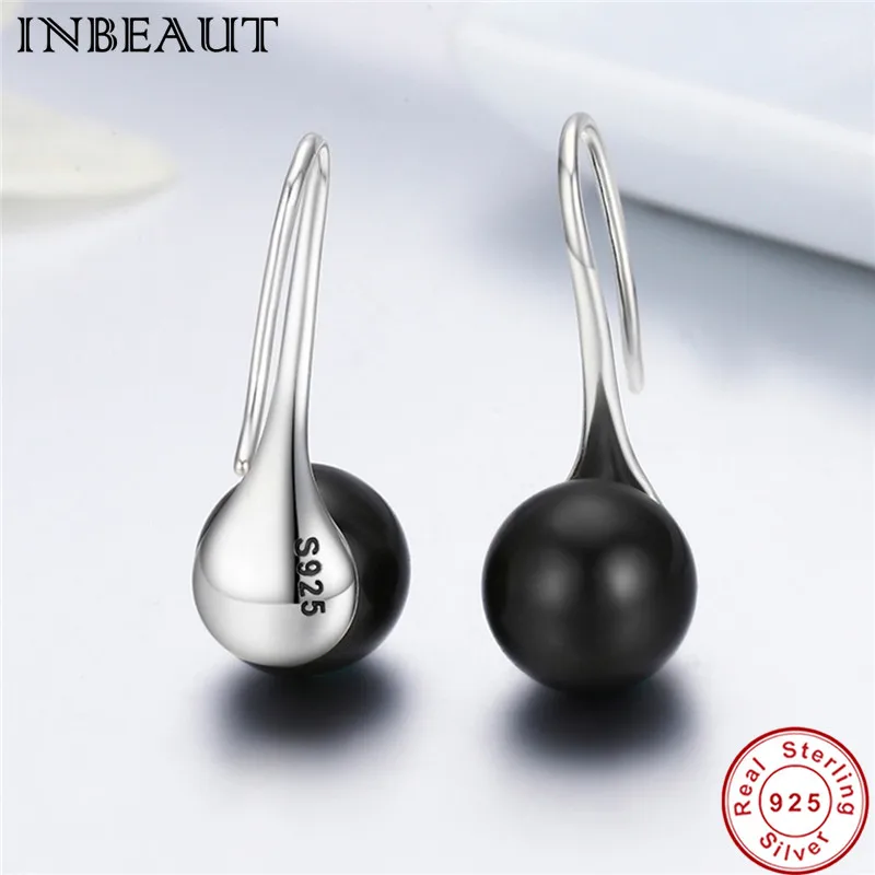 Женские серьги гвоздики из серебра 925 пробы с жемчугом|pearl stud earrings|fashion earringsstud earrings