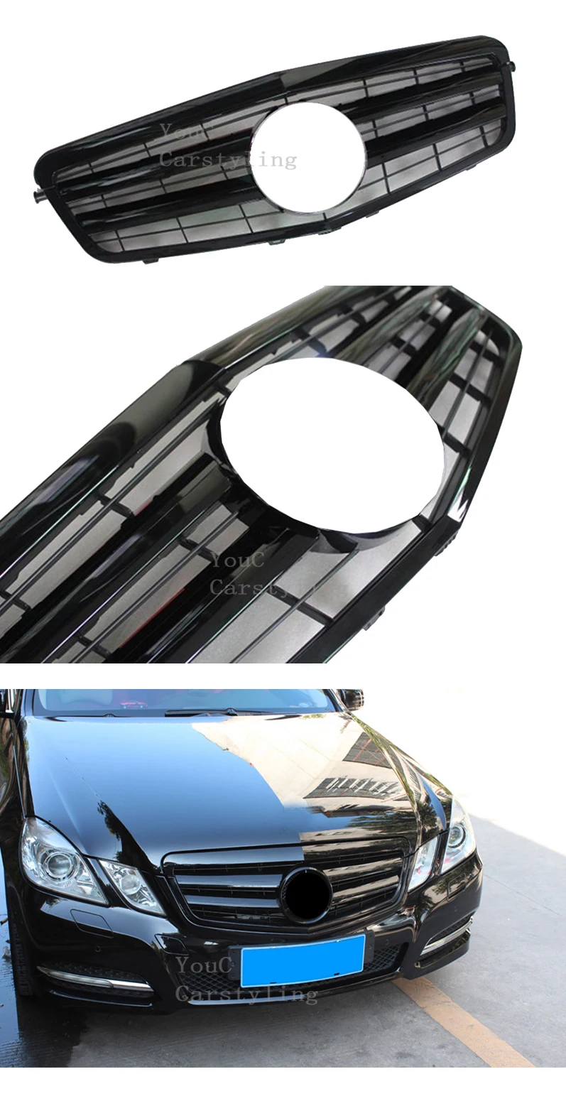 W212 Front Bumper Grille Mesh for Mercedes E class W212 GT / Diamond / AMG Style 2010- E200 E250 E300 E350 E400