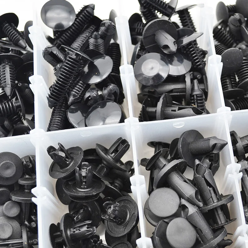 

240pcs Car Body Retainer Push Type Pin Rivet Trim Clip Panel Moulding Assortment Auto Fastener Clips