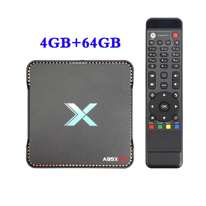 4G64G 4 ГБ ОЗУ 64 Гб ПЗУ Запись видео ТВ приставка Android 8,1 A95X MAX Amlogic S905X2 четырехъядерный 2,4G& 5GHz двойной Wifi 1000M 4K медиаплеер - Цвет: 4G64G