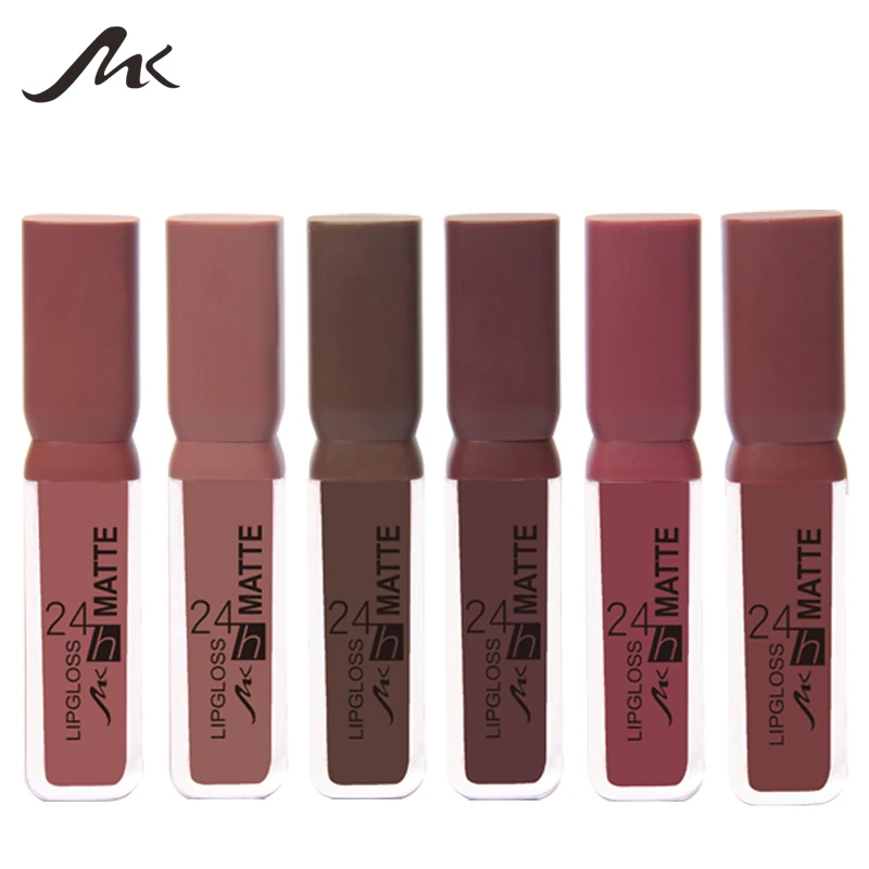 MK бренд Lips beauty матовый Makup пигмент водонепроницаемый стойкий блеск для губ 12