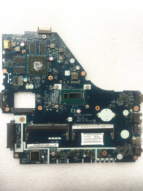 Подходит для ACER Aspire E1 572 572G Материнская плата ноутбука I5 процессор 1 ГБ V5WE2 LA 9531P