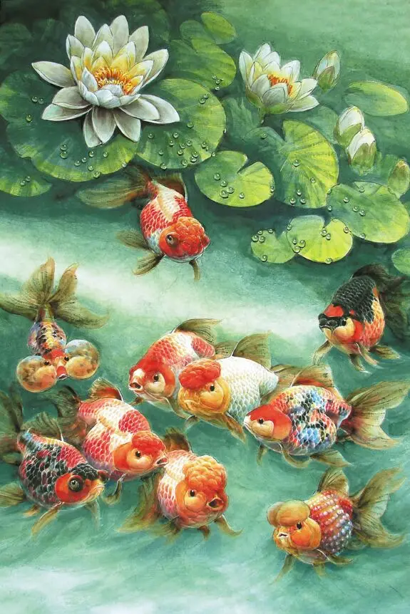 Деревянный Пазл богатые золотые рыбки 1000 шт. ersion пазл белая карта взрослые