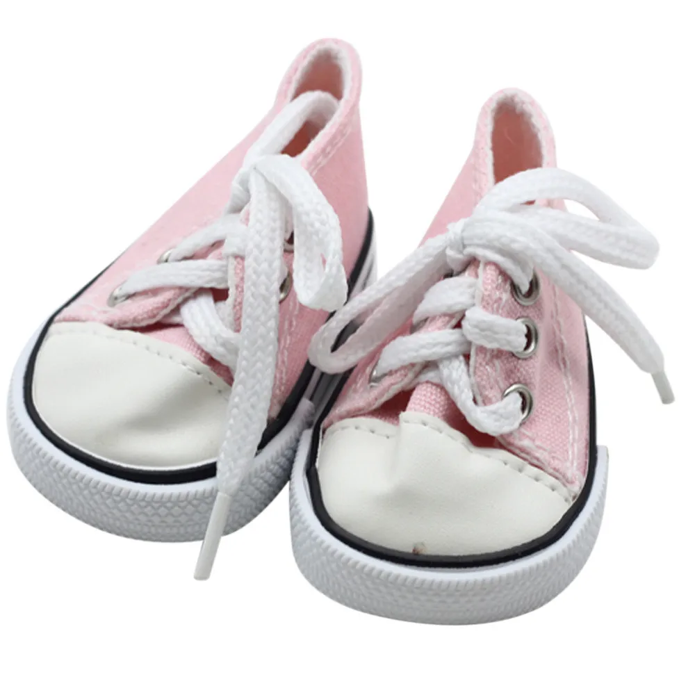 5 7 см мини-кукла Sneackers для 43 см Reborn Новая Детская кукла спортивная обувь для 18 дюймов Кукла 7 см игрушки сапоги куклы аксессуары - Цвет: 5