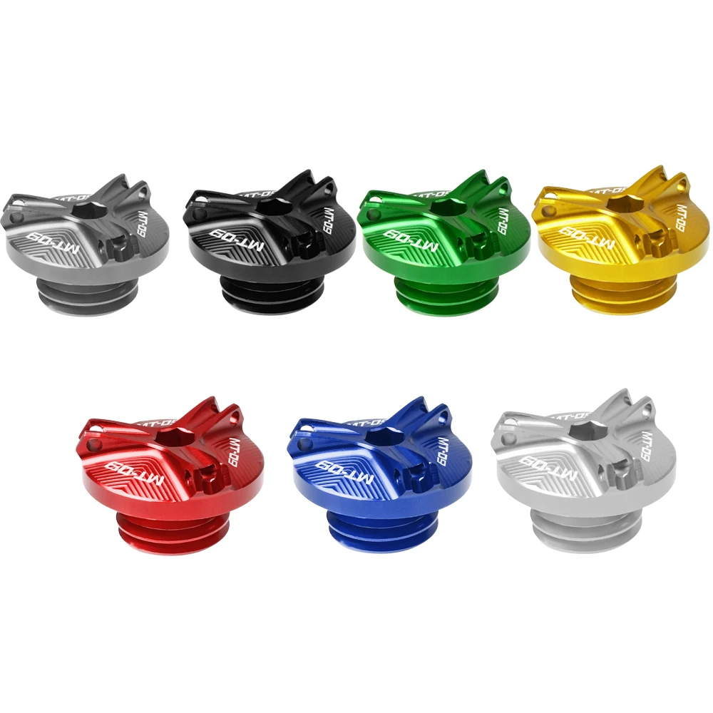

New Motorcycle Engine Oil Drain Plug Sump Nut Cup Oil Fill Cap Cover for YAMAHA MT-09 MT09 MT 09 TRACER 2015 2016 2017 2018