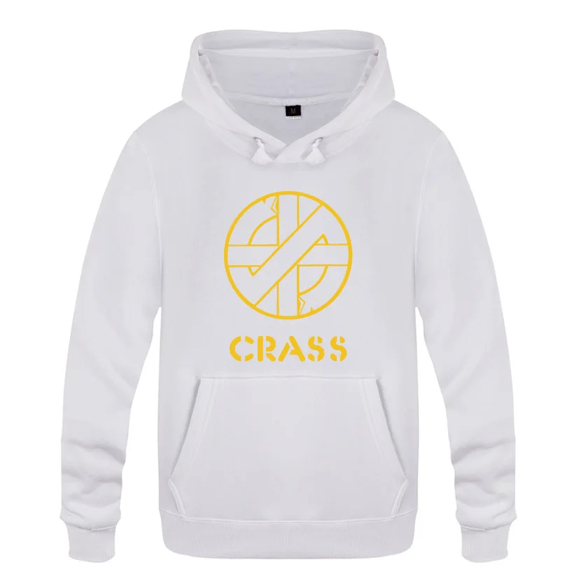 Crass Music Hoodies мужские мужские пуловеры Свитшот флисовый - Цвет: BAY HUAT