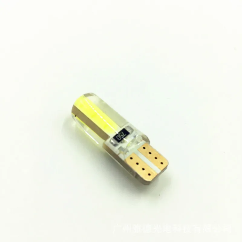 Новейшая модель T10 W5W светодиодный интерьер автомобиля светильник Cob габаритная