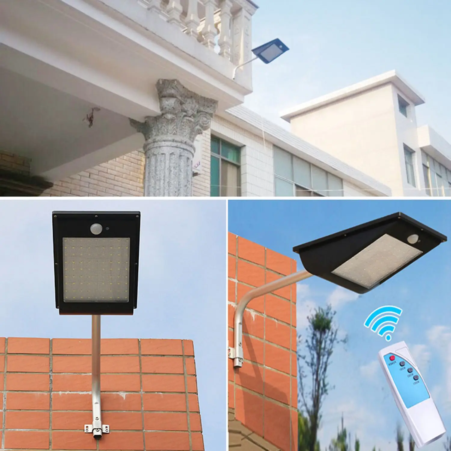 Высококачественный уличный светильник на солнечной батарее 110 шт. SMD2835 со