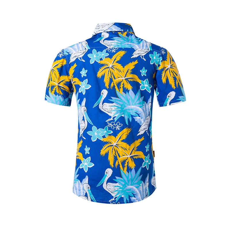 Одежда для серфинга Мужская гавайская рубашка мужская повседневная camisa masculina с