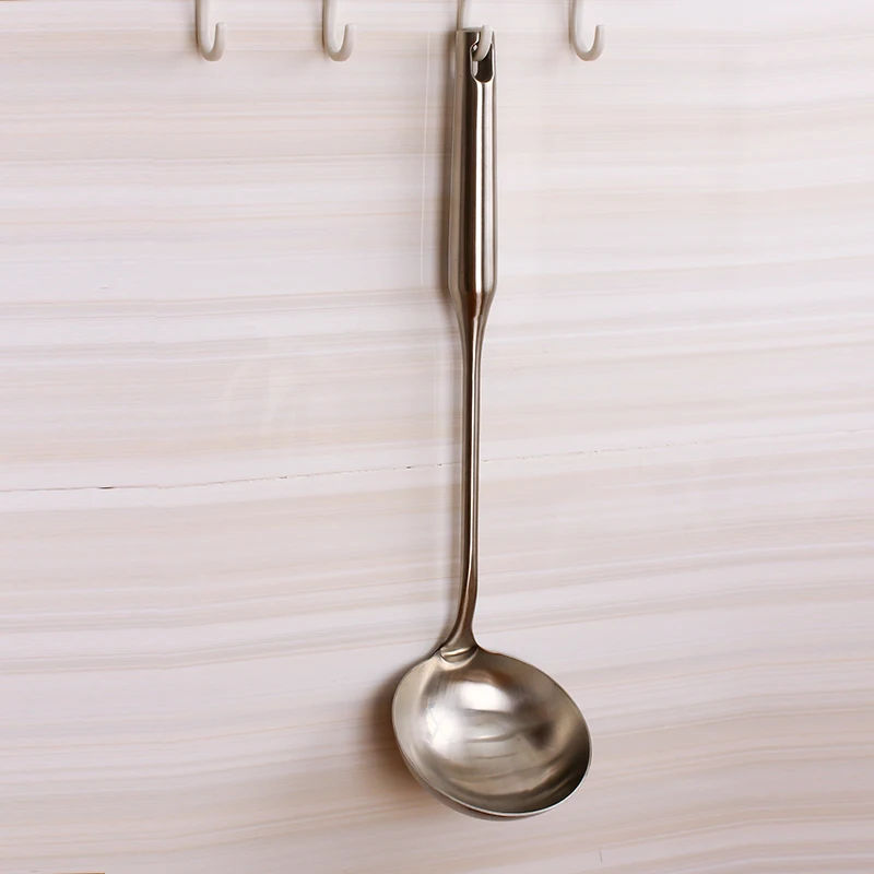 ORZ ложка для супа с длинной ручкой настенная лопатка из нержавеющей стали соусы