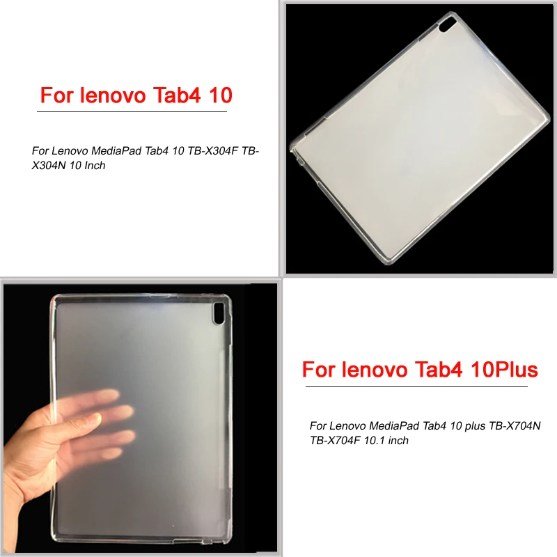 YKaiserin Ультратонкий чехол для планшета Для lenovo Tab4 8 10 7/tab 4 8 plus/10 Plus TB-8504F TB-8504X TPU Мягкий силиконовый чехол