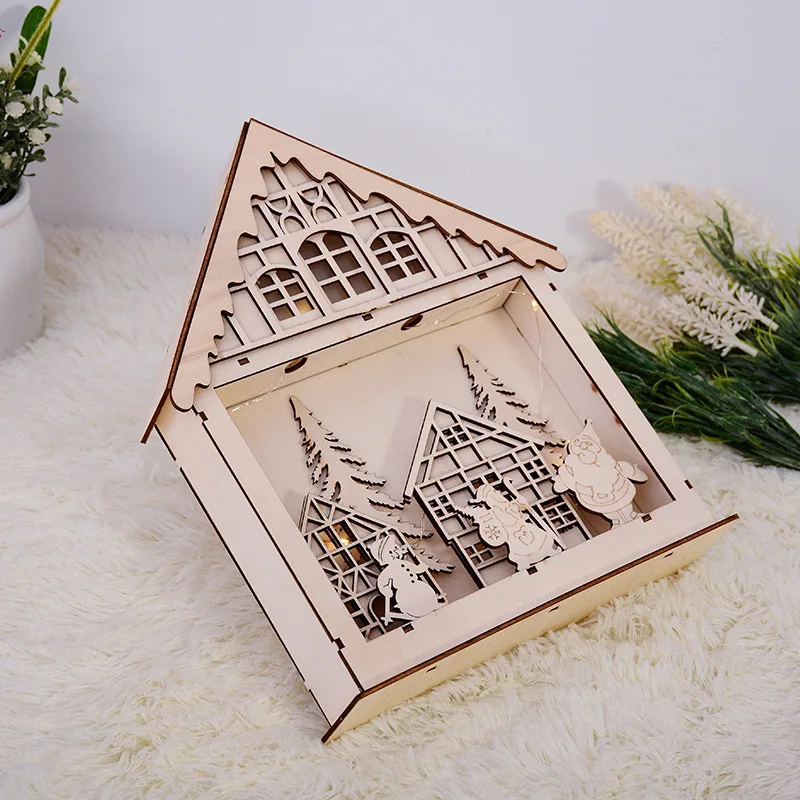 Новогоднее дерево миниатюрное художественное украшение для дома офиса стола