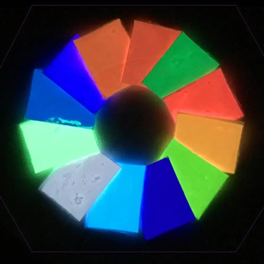 2018 светящийся в темноте песок красочный флуоресцентный супер пигмент яркий