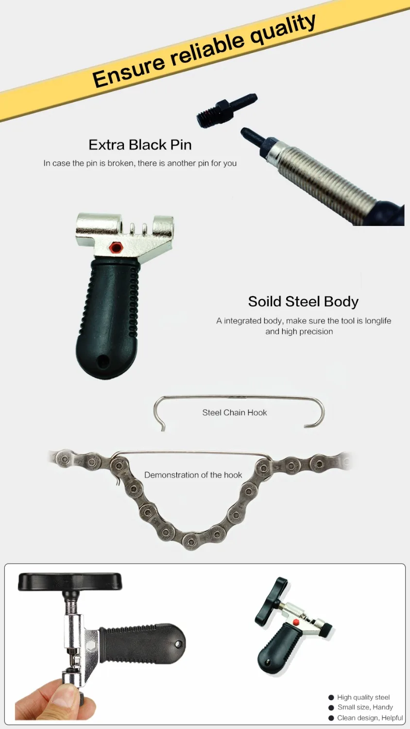 1 шт. инструмент для ремонта велосипедной цепи|bike chain breaker|chain breakerbicycle rivet |