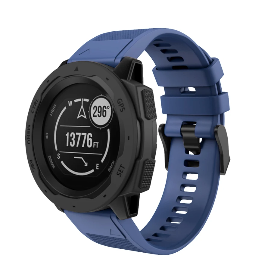 26 мм 22 мм силиконовый ремешок для часов Ремешок для Garmin Fenix 5X Fenix3 3HR Fenix 5 Plus S60 MK1 часы Easyfit Сменные Ремешки для наручных часов