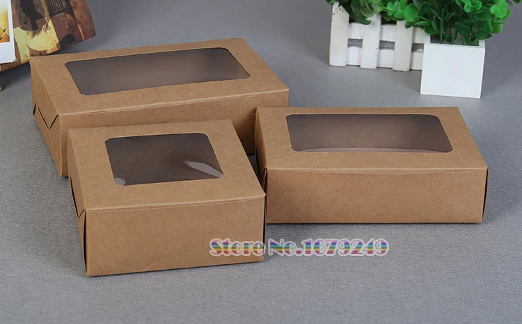 Прозрачная коробка для пирожных тортов печенья | Дом и сад