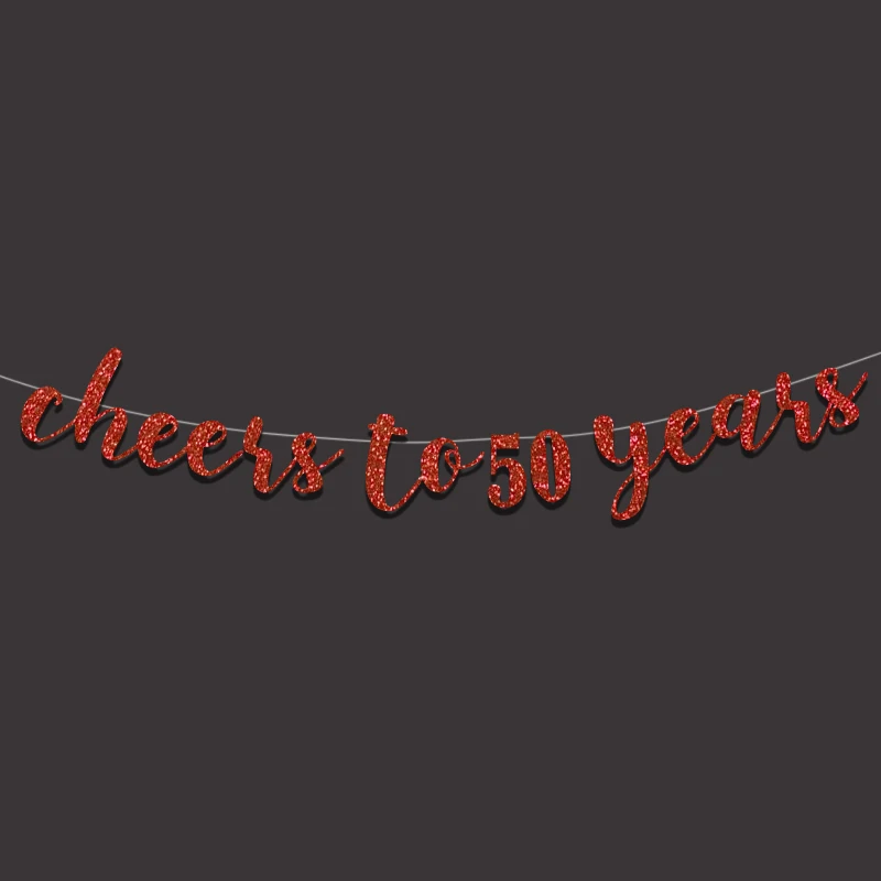 Новинка 2017 баннеры на 50 лет пивная кружка с 50-го дня рождения Декор золотые