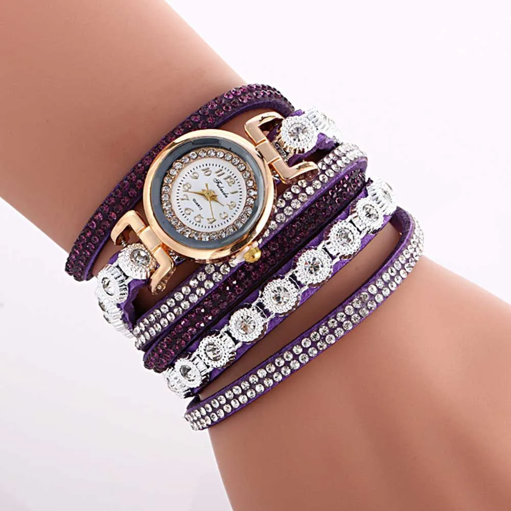 

Women Ladies Metal Watch Top Brand Decorative Circle Quartz Watch Winding Bracelet Sky starry 2019 Best Selling Dropshipping Q