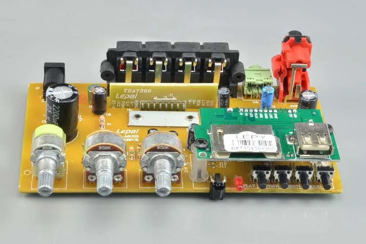 USB/FM Усилитель A68USB Малый усилитель Музыка лагерь 12V мотоциклов с маленьким, усилитель автомобиля, USB/AUX/SD/MMC, PCB панель