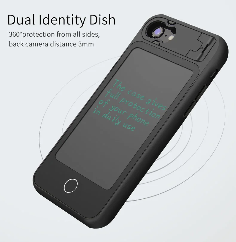 CHUYI ЖК-планшет чехол для iPhone 6 S 7 8 мини электронный почерк коврик доска для рисования блокноты со складной подставкой
