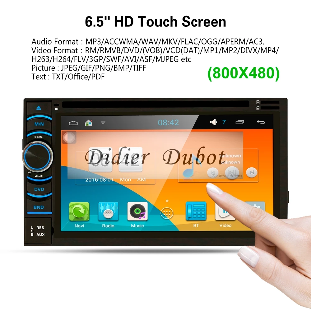 Android 5.1 4 ядра dvd плеер автомобиля двойной (2) дин Радио стерео Нави GPS с BT WI FI 3G Mirro