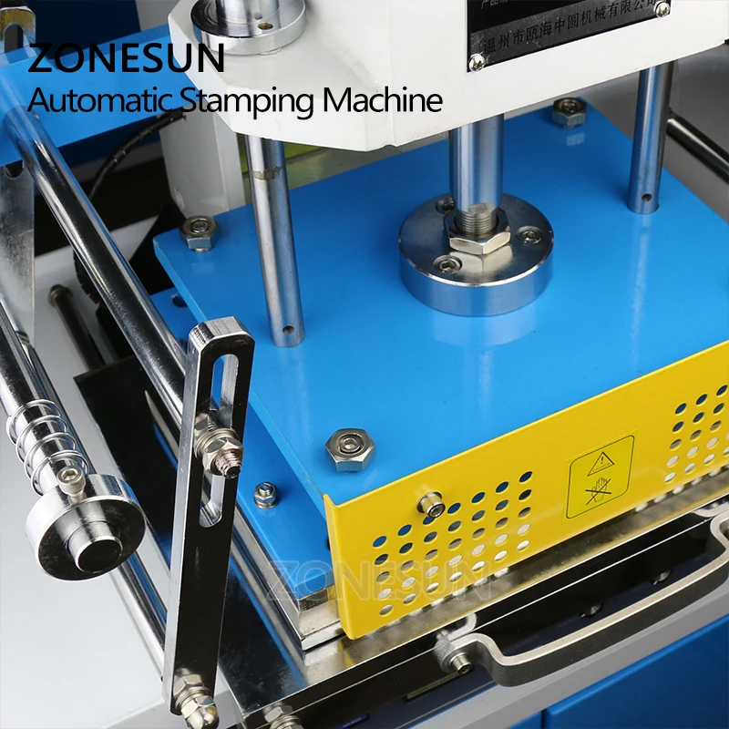 ZONESUN ZY-819D пневматическая штамповочная машина для ключей от автомобиля с кожаными кантовочный станок давление слова машина, логотип stampler имя карты тиснение