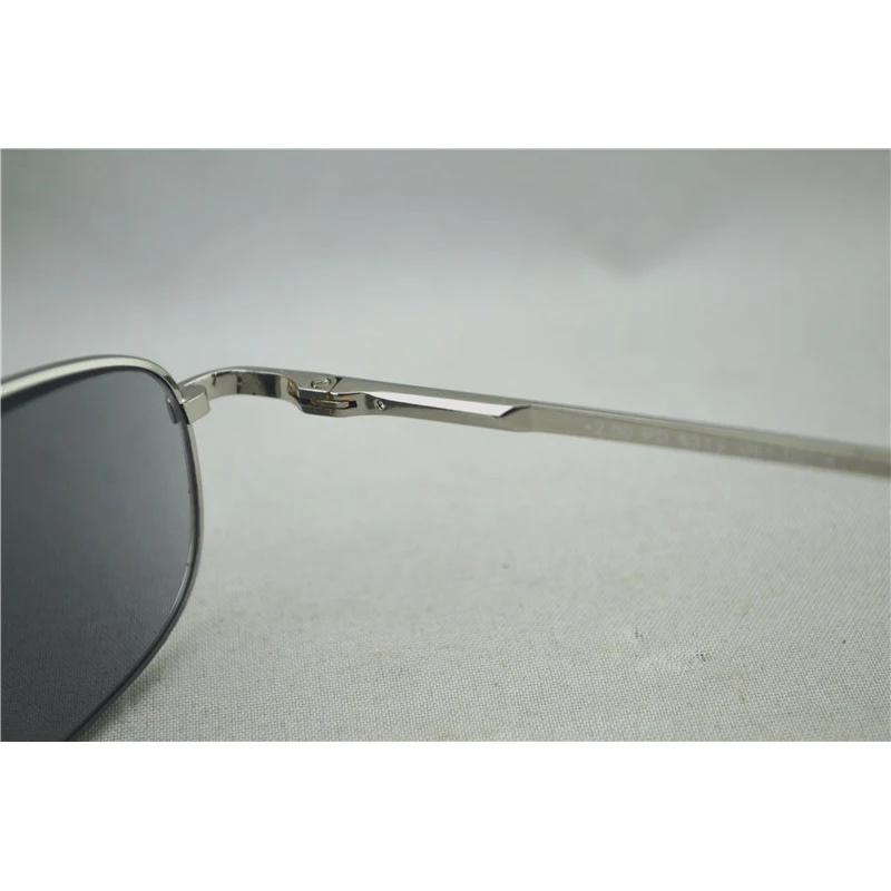 Женские очки для чтения в стиле ретро MenSun с чехлом серебристая металлическая