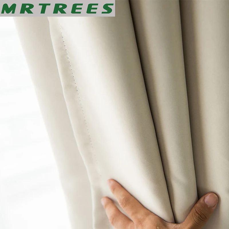 MRTREES современные шторы блэкаут для гостиной спальни Шторы s Спальня обработки