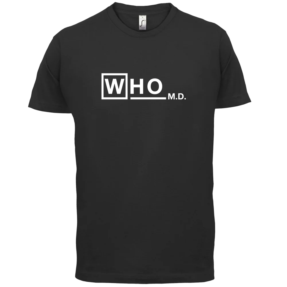 Who M.D-Мужская футболка-Doctor/House/Doctors/TV/Gift-sMans уникальная хлопковая футболка с