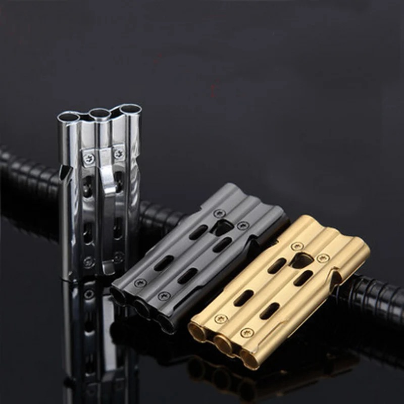 Спортивная одежда из нержавеющей стали свисток 3 трубки 120 децибел