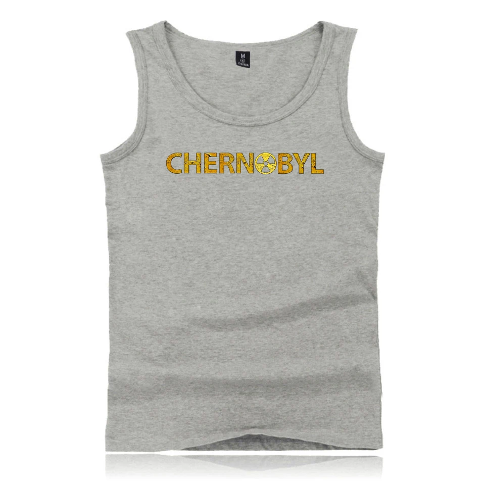 Чернобыль Для мужчин's майки без рукавов с круглым вырезом 2019 Кей поп Харадзюку