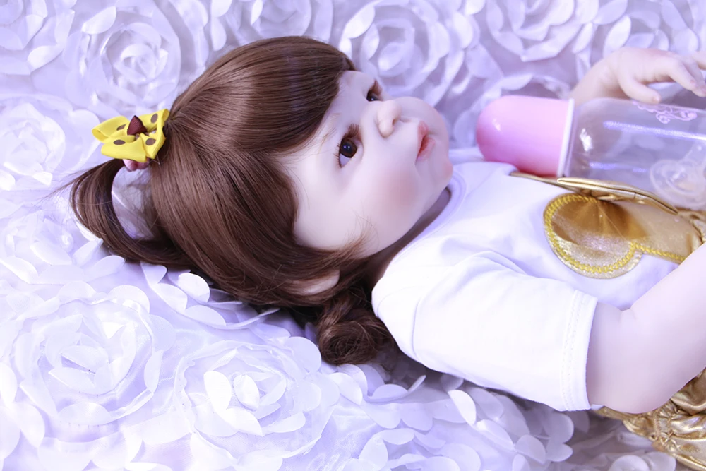 Кукла Bebe reborn 23 &quot полностью силиконовая кукла для маленькой девочки настоящая