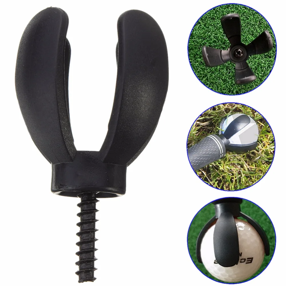 

4-Prong Golf Ball Pick Up Retriever Grabber Claw Sucker Tools For Putter Grip Golf Ball Picking Device