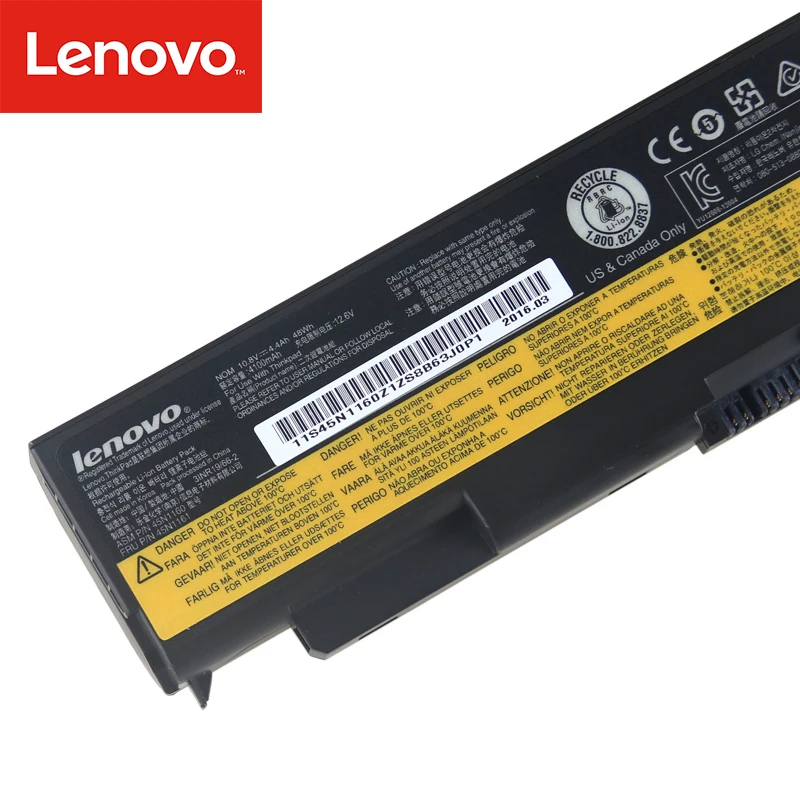 Аккумулятор для ноутбука lenovo ThinkPad T440P T540P W540 L440 L540 45N1144 45N1769 45N1145 45N1148 10,8 V 48Wh 6 ядро