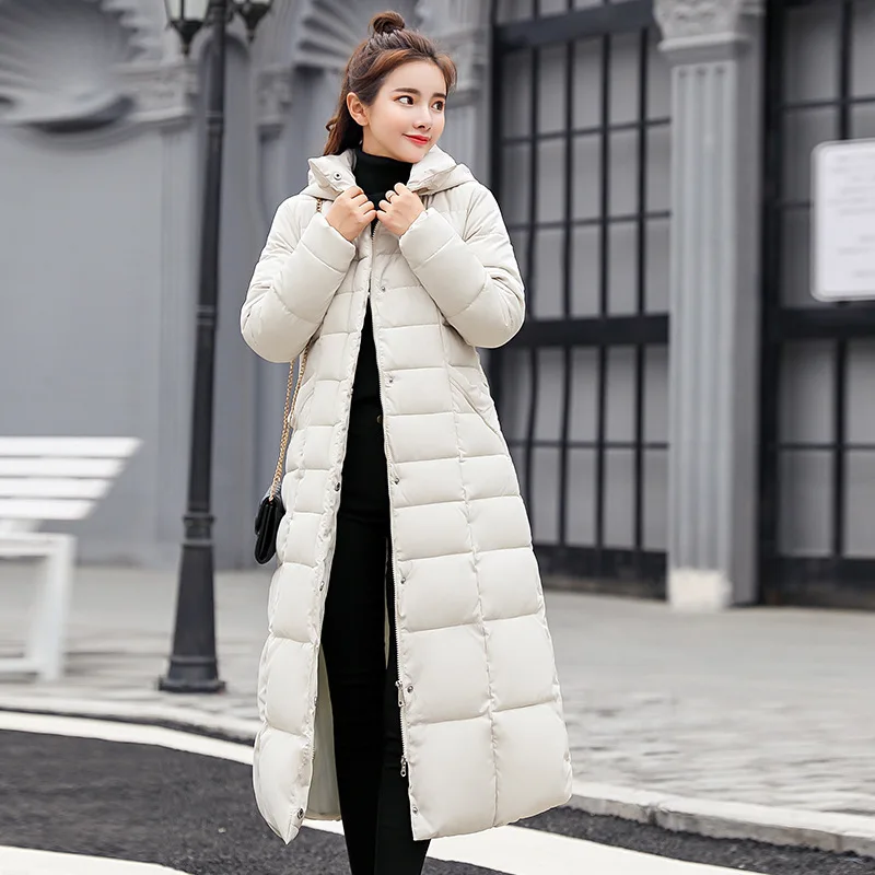 

2019 Special Offer Winter New Lengthen Fund Will Code Self-cultivation Suit-dress Loose Coat Cotton-padded Clothes Woman Tide