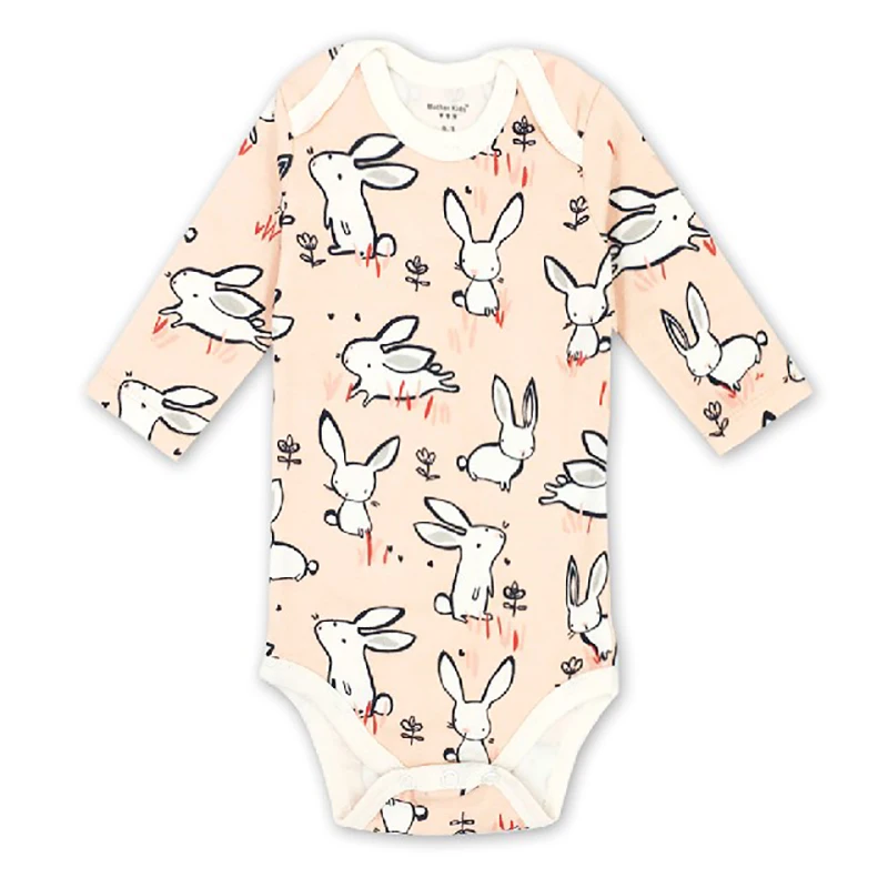 Детский комбинезон с длинными рукавами комбинезоны для малышей из 100% хлопка