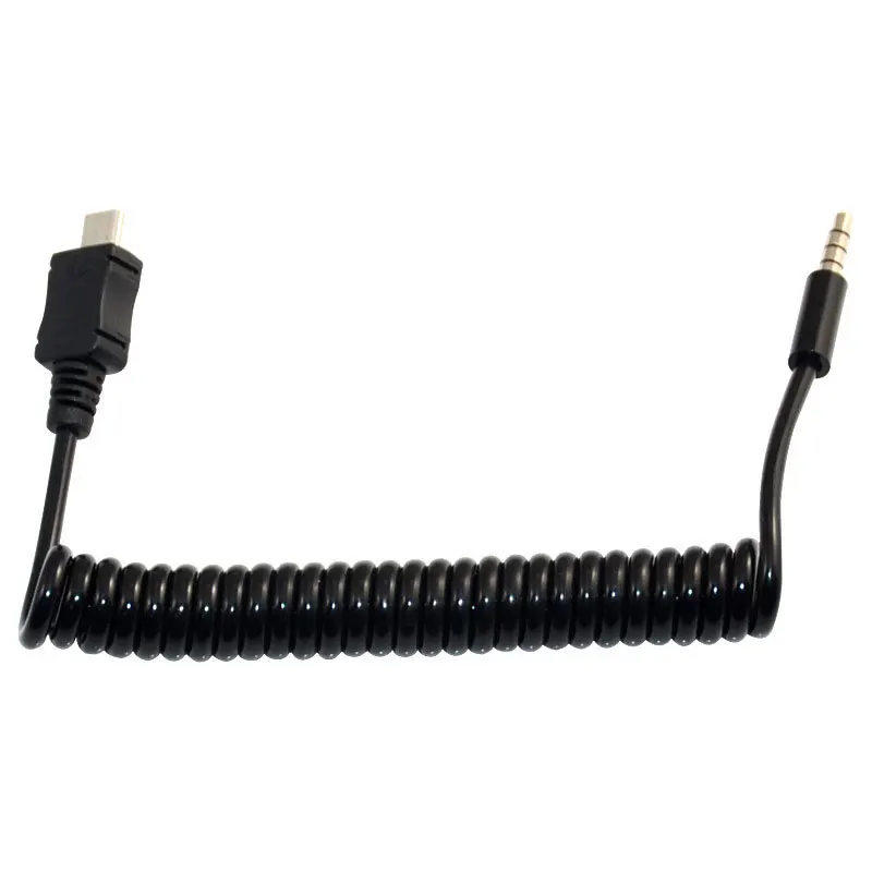 Тянущаяся пружинная линия система Android мобильный телефон аудио кабель USB AM DC3.5 3