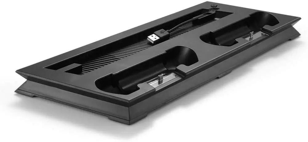 Дизайн Mutilfunction Вентилятор охлаждения Cooler вертикальная подставка для PS4 Pro консоль кулер с двойной зарядная станция