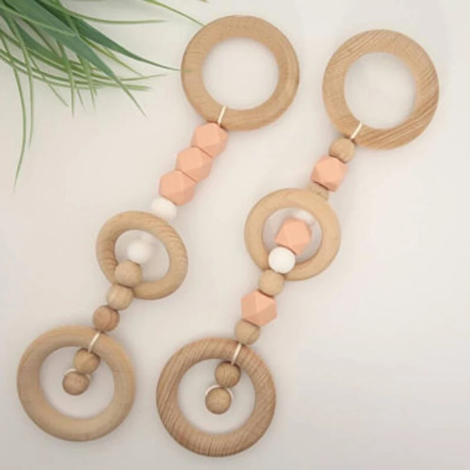 2 шт. Детская игровая коляска для тренажерного зала Оригинальный Деревянный