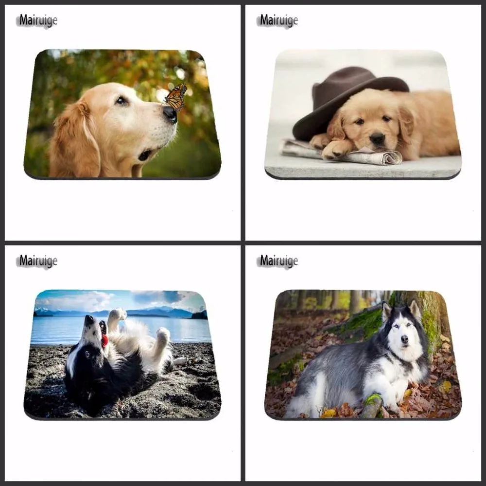 

Mairuige Shop Puppy Dog Hot Sale Gaming Mouse Pad for Size 18x22cm and 25x29cm And 25*20cm As A Gift